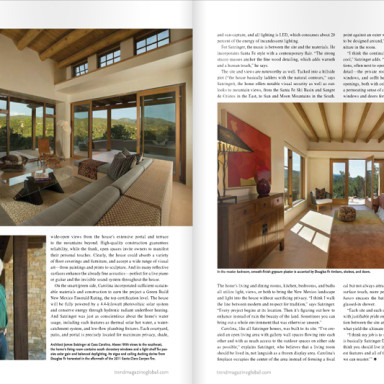 Landscape architect Solange Serquis featured in Trend Magazine