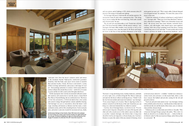 Landscape architect Solange Serquis featured in Trend Magazine
